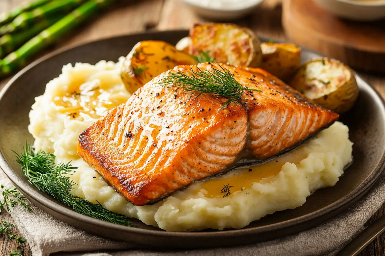 salmon-and-mashed-potatoes