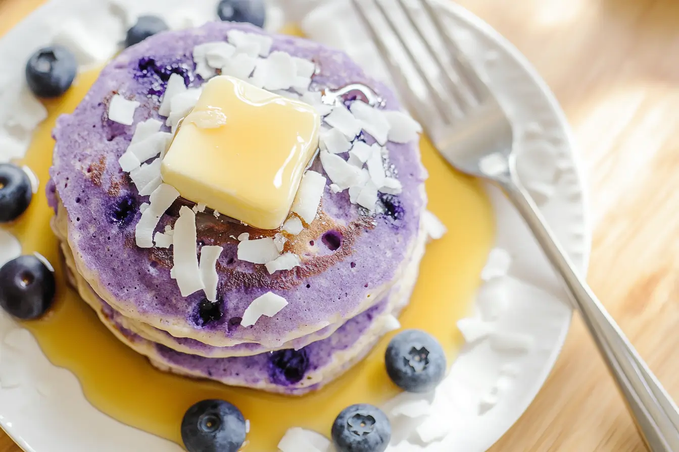 taro-flavored-pancake-recipe